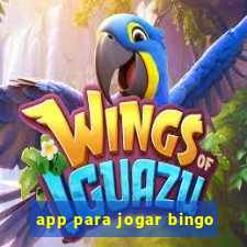 app para jogar bingo